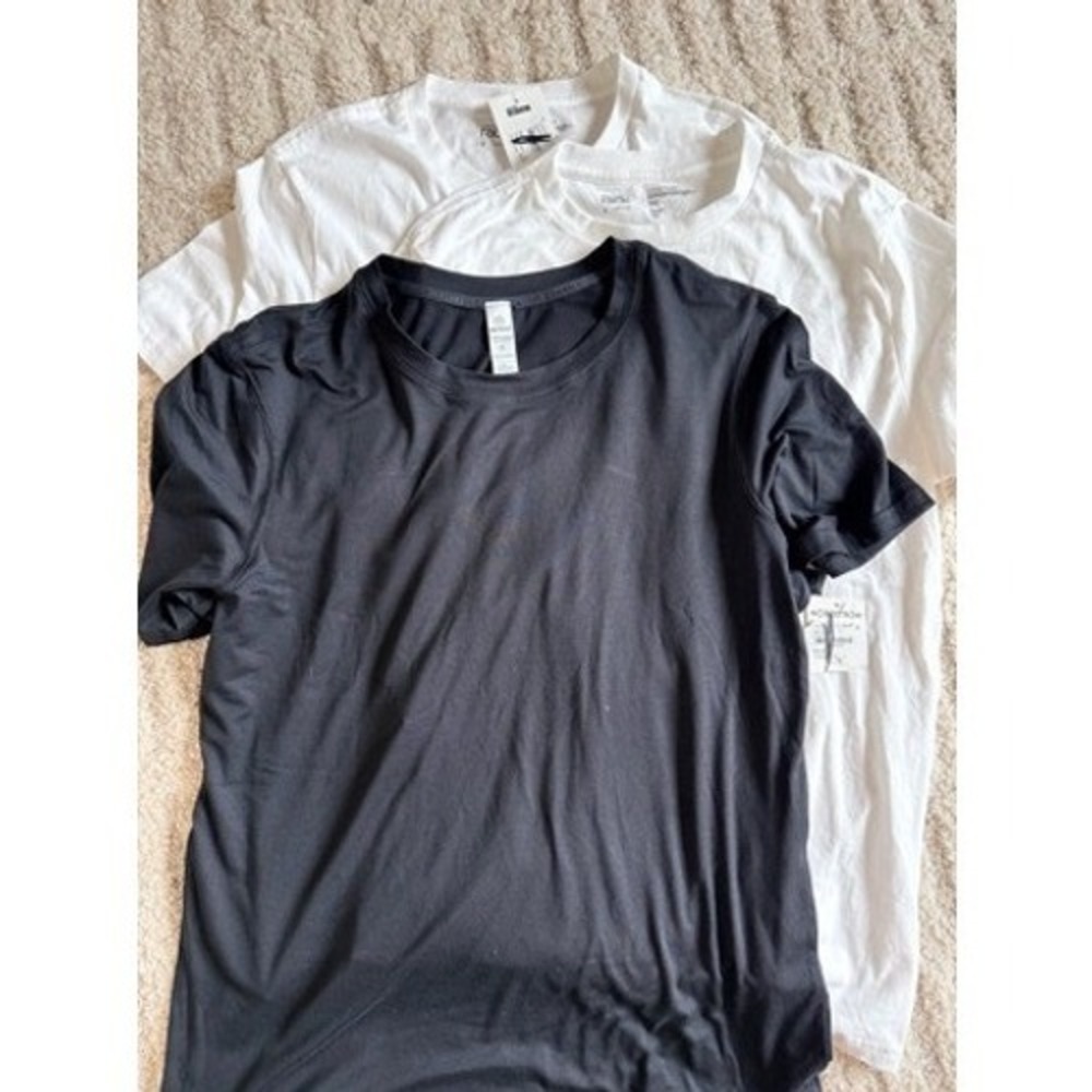 Lot of 3 Mens Small T-Shirts Nordstrom Rack White 90 Degree by Reflex Black NWT